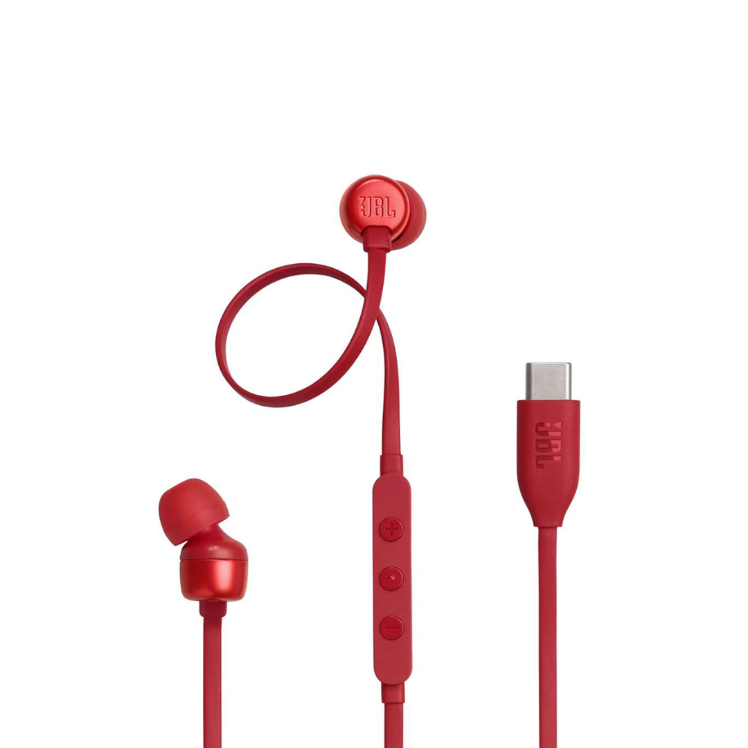 JBL 310C Type-C Earphones Red