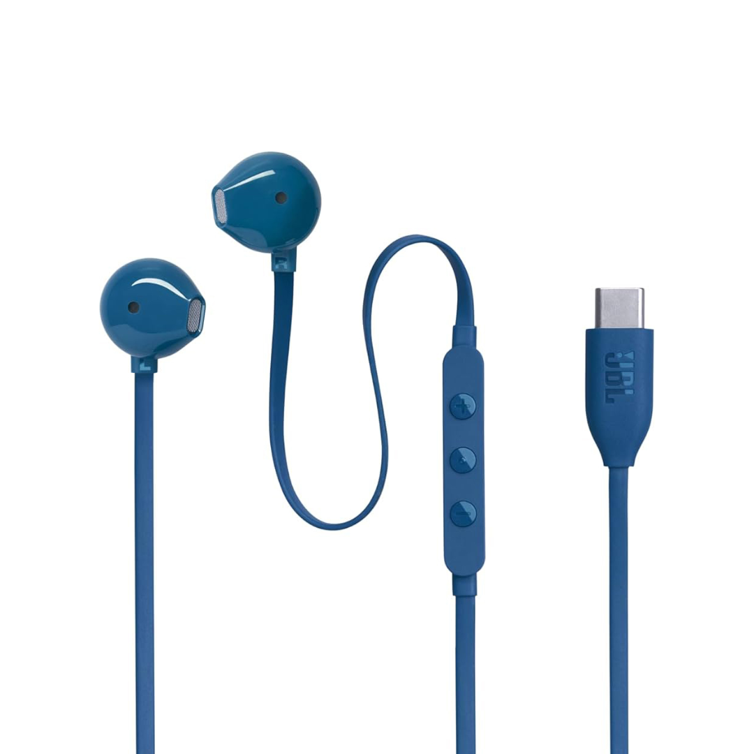 JBL 305C Type-C Earphones Blue