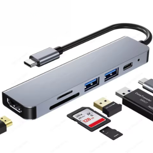 6-in-1 USB-C Hub