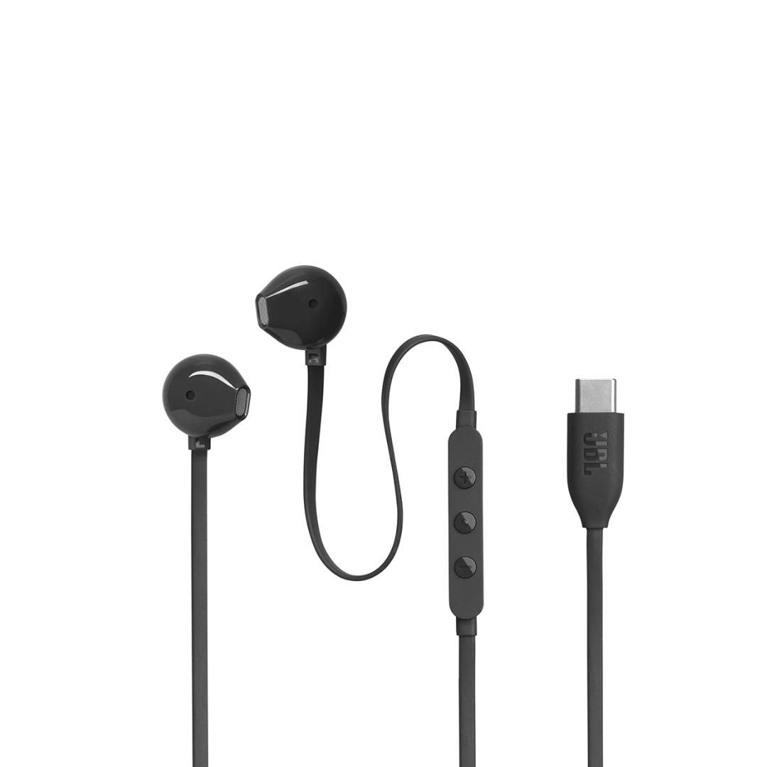 JBL 305C Type-C Earphones Black