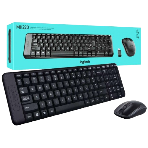 Logitech MK220 Wireless Keyboard & Mouse Set - US Layout