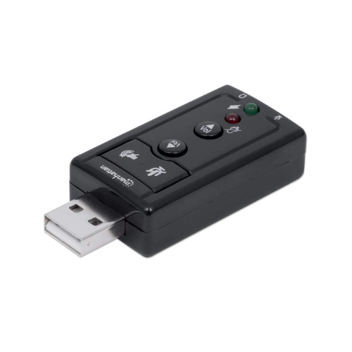 External Soundcard Adapter | With Volume Control & Mic Mute Button