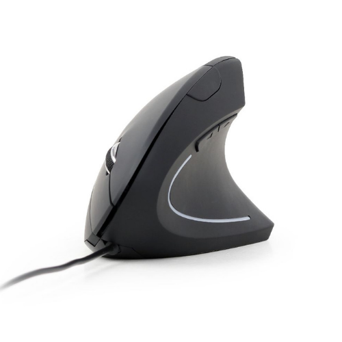 Gembird Ergonomic 6-Button Wired Optical Mouse Black