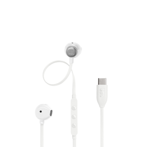 JBL 305C | USB-C Wired Earbuds in White