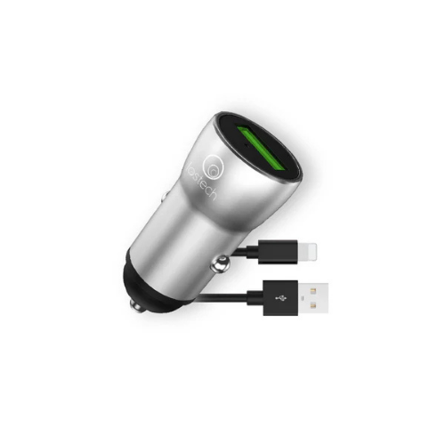 Lostech Car Charger | w/ Lightning Cable