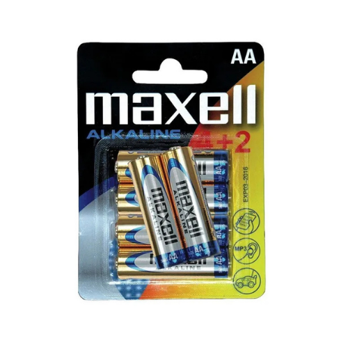 Maxell AA Batteries 4+2