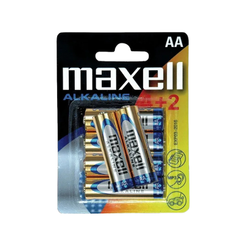 Maxell Batteries Alkaline AAA - Pack of 4