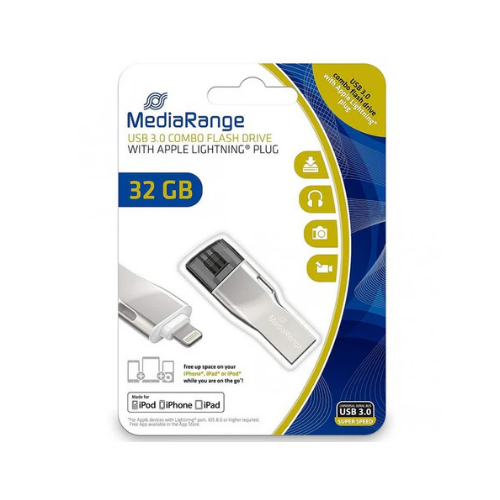 MediaRange 32GB | 3.0 Flash Drive w/ Lightning Plug