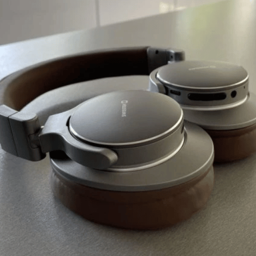 Swissten Jumbo Wireless Stereo Headphones - Brown