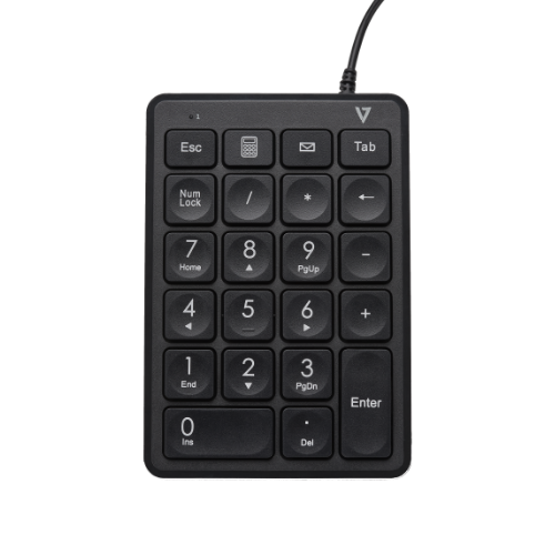 Seven Wired Numeric Keypad