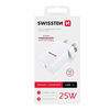 Swissten Travel Charger PD 25W Uk Socket | White