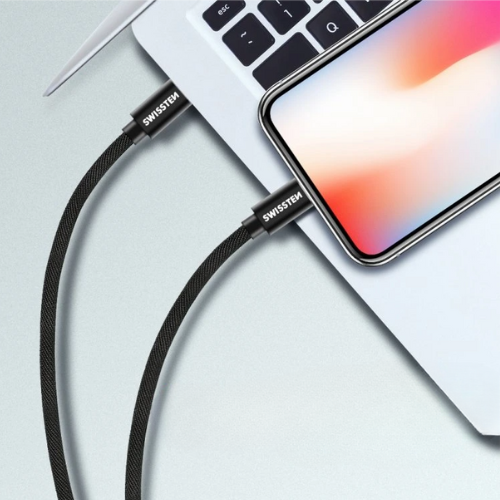 Swissten 2M USB-A to Lightning | Charging & Data Cable