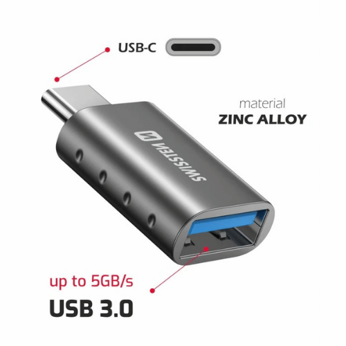 Swissten USB-A to USB-C Adapter