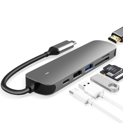 USB Type-C HUB 6-in-1