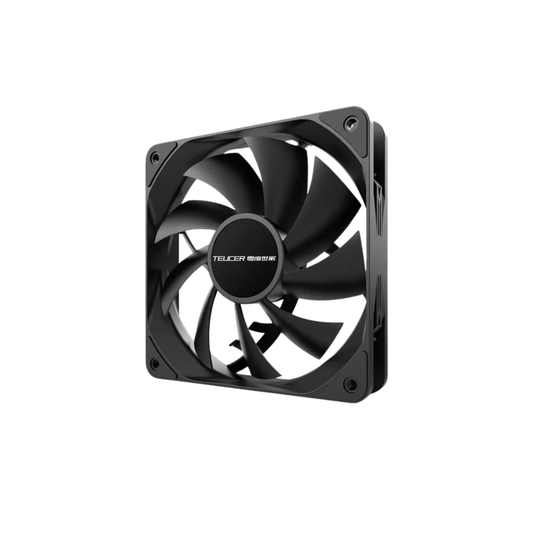 Ultra-Quiet 120mm Slim PC Case Fan with PWM | Black