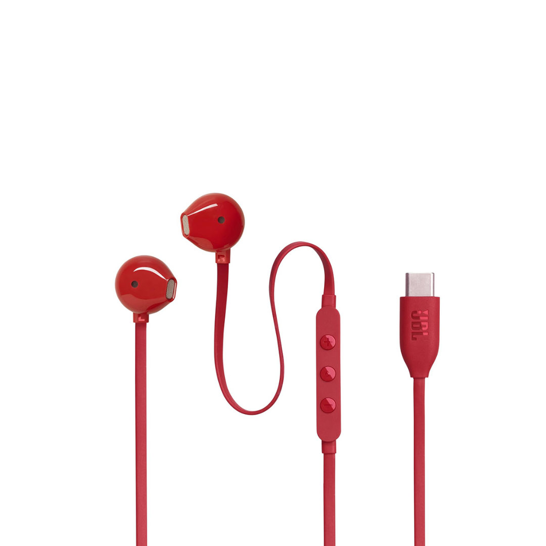 JBL 305C Type-C Earphones Red