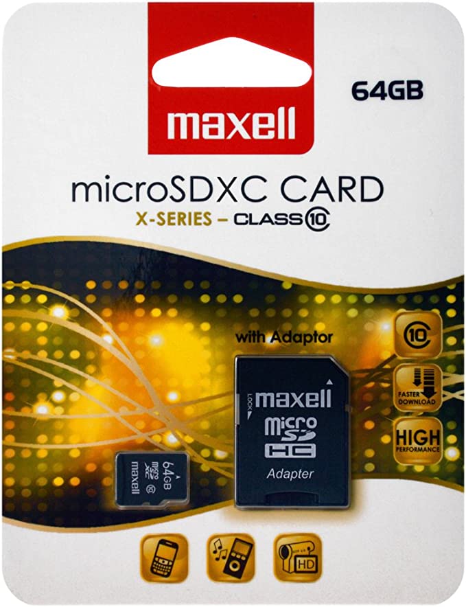 Maxell 64GB Micro SD Card