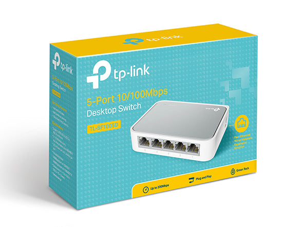 TP-Link 5-Port 10/100Mbps Desktop Switch - TL-SF1005D