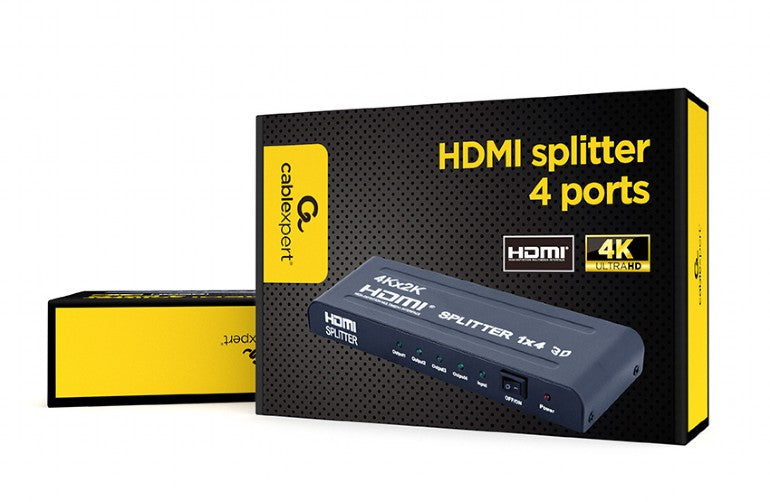 Cablexpert HDMI Splitter 4 Ports - UHD 4K